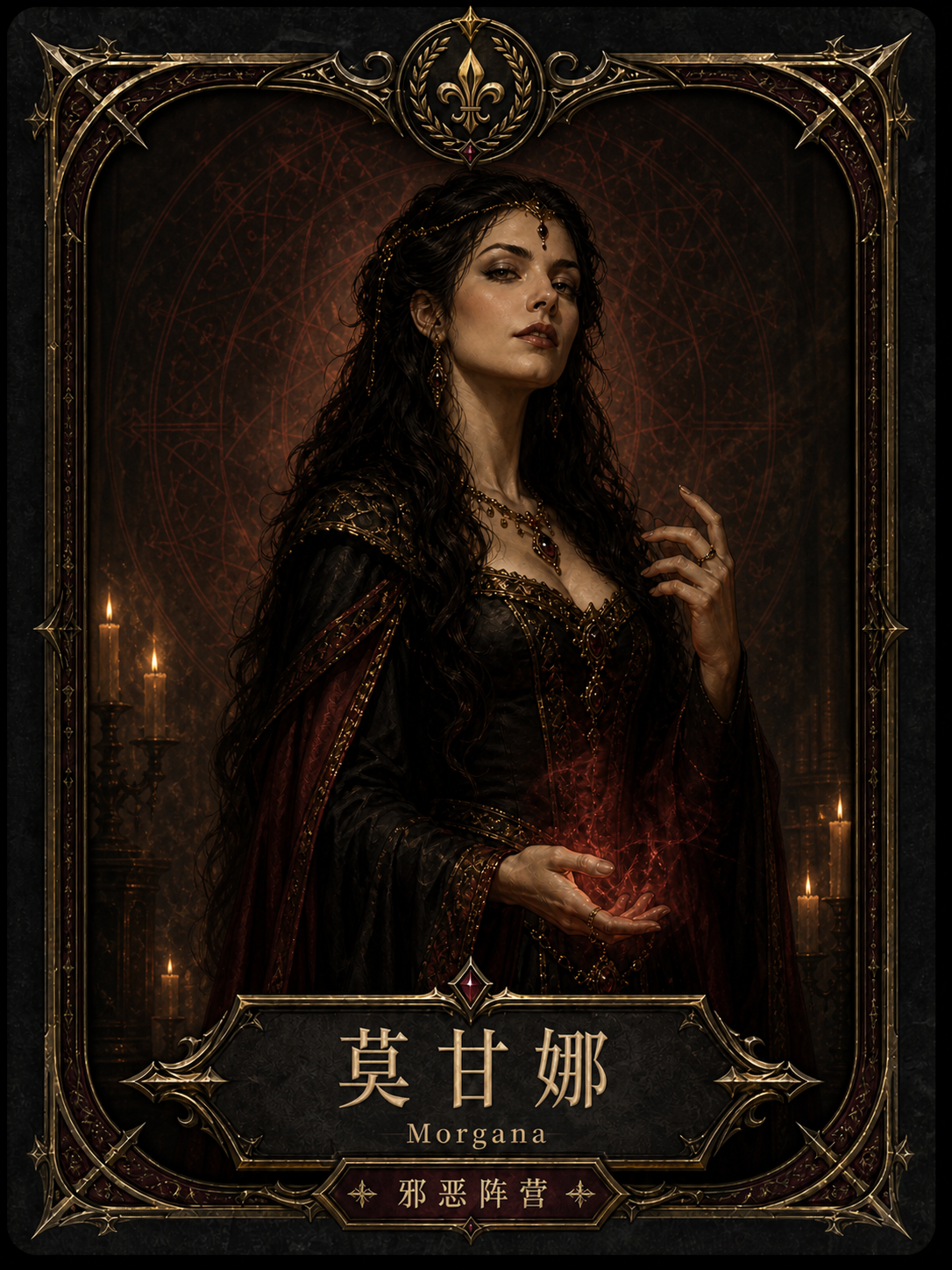 莫甘娜角色卡